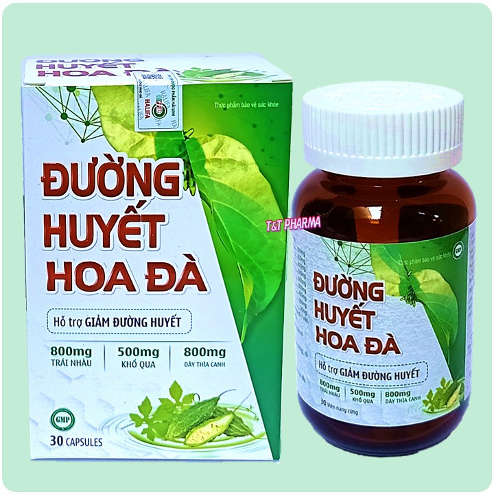 Viên Uống Tiểu Đường - Đường Huyết Hoa Đà - Hỗ Trợ Giảm Đường Huyết - Giảm Biến Chứng Tiểu Đường -, Giảm cholesterol Máu