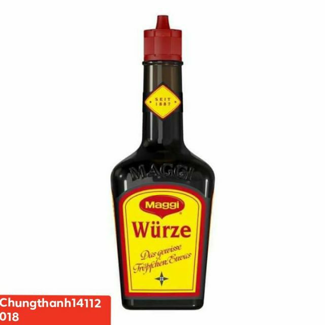 NƯỚC TƯƠNG MAGGI  WURZE CỦA ĐỨC ( 250ml) KHÔNG CHẤT PHỤ GIA