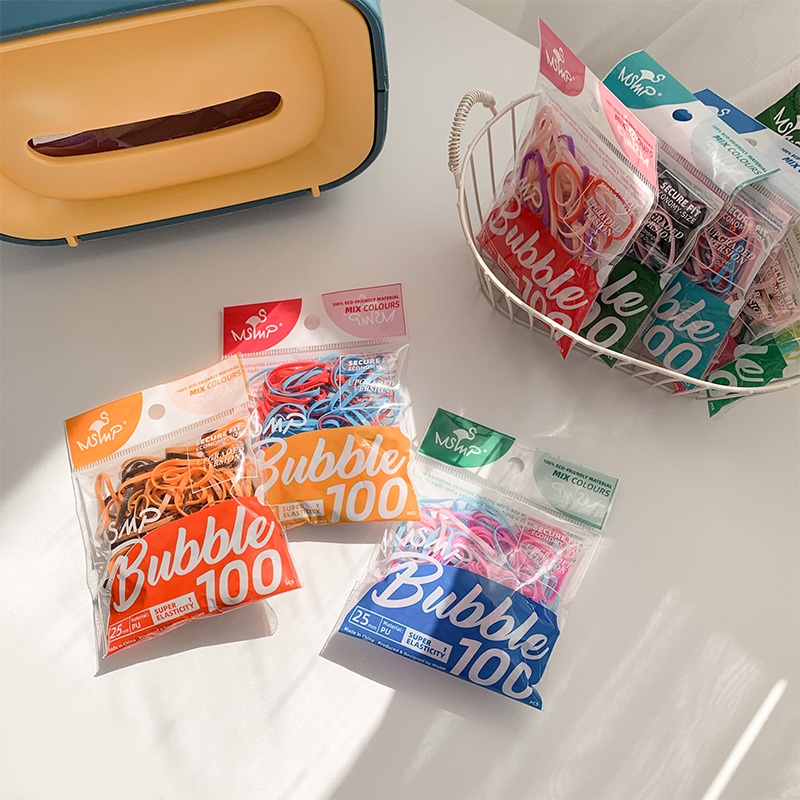 Dây Buộc Tóc Cao Su Cỡ Nhỏ Dùng Một Lần Cho Nữ