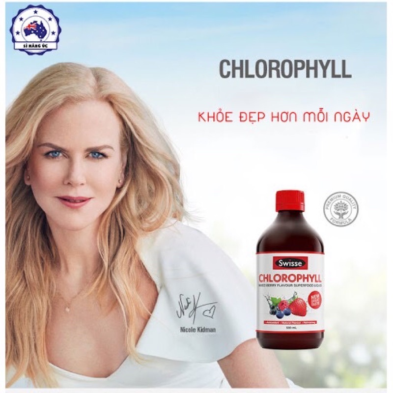 [CAM KẾT CHÍNH HÃNG] Nước diệp lục SWISSE CHOROPHYLL