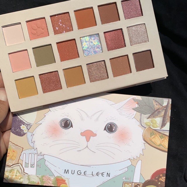 Bảng phấn mắt Muge Leen Thỏ 18 ô