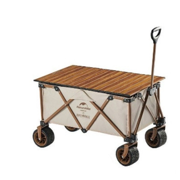 Mặt nhôm vân gỗ cho xe kéo gấp gọn 4 chiều có thể tháo rời bánh TC03 NatureHike NH21PJ002