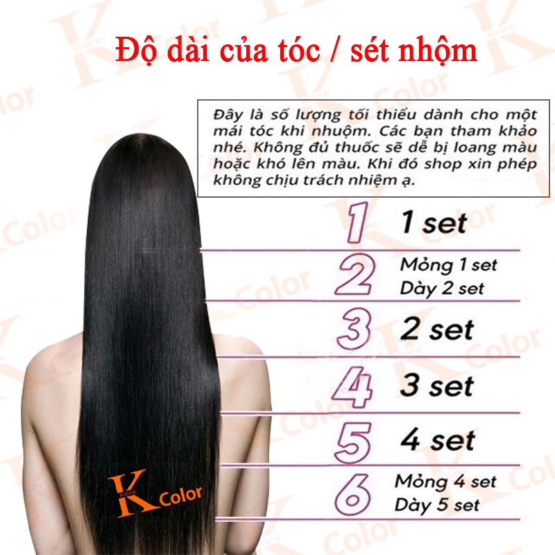 Thuốc Nhuộm Tóc Màu NÂU CAM ĐẤT Không Tẩy