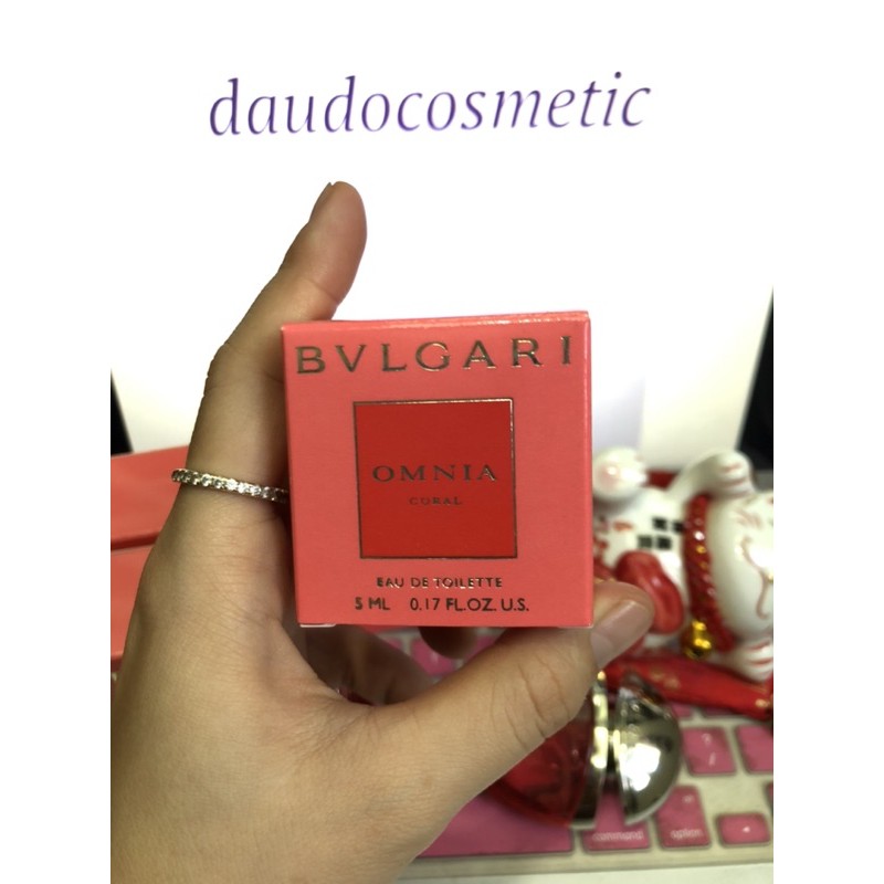 [ mini ] Nước hoa Bulgari Omnia Coral EDT 5ml - 15ml