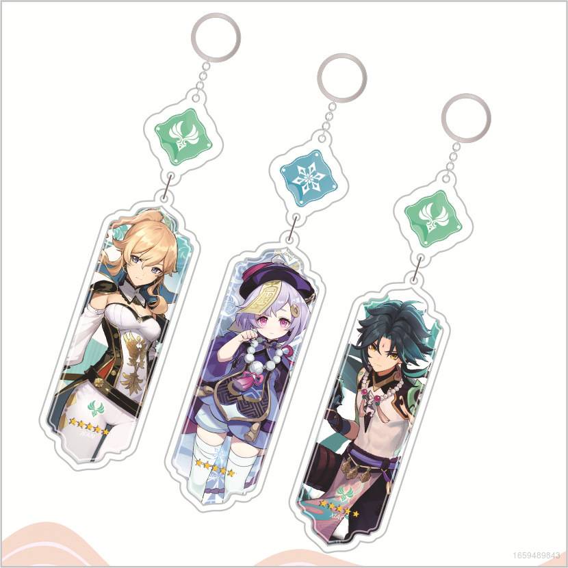 Móc Khóa Búp Bê Shinobu Yae Miko Ayaka Yoimiya Bằng Acrylic Xinh Xắn