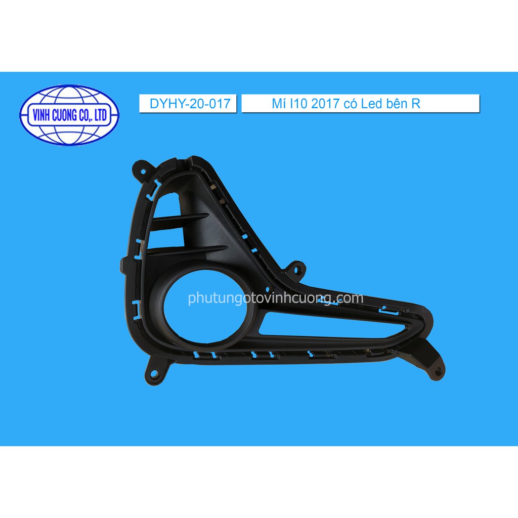 Ốp đèn gầm có lỗ  Hyundai I10 2017-2020