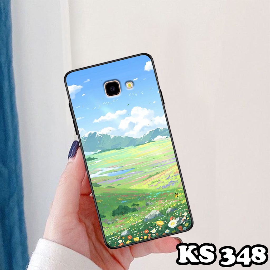 Ốp lưng Samsung J4 - Samsung J4 Plus - Samsung J4 Core - Ốp in hình Cánh đồng hoa - Chất liệu TPU siêu bền