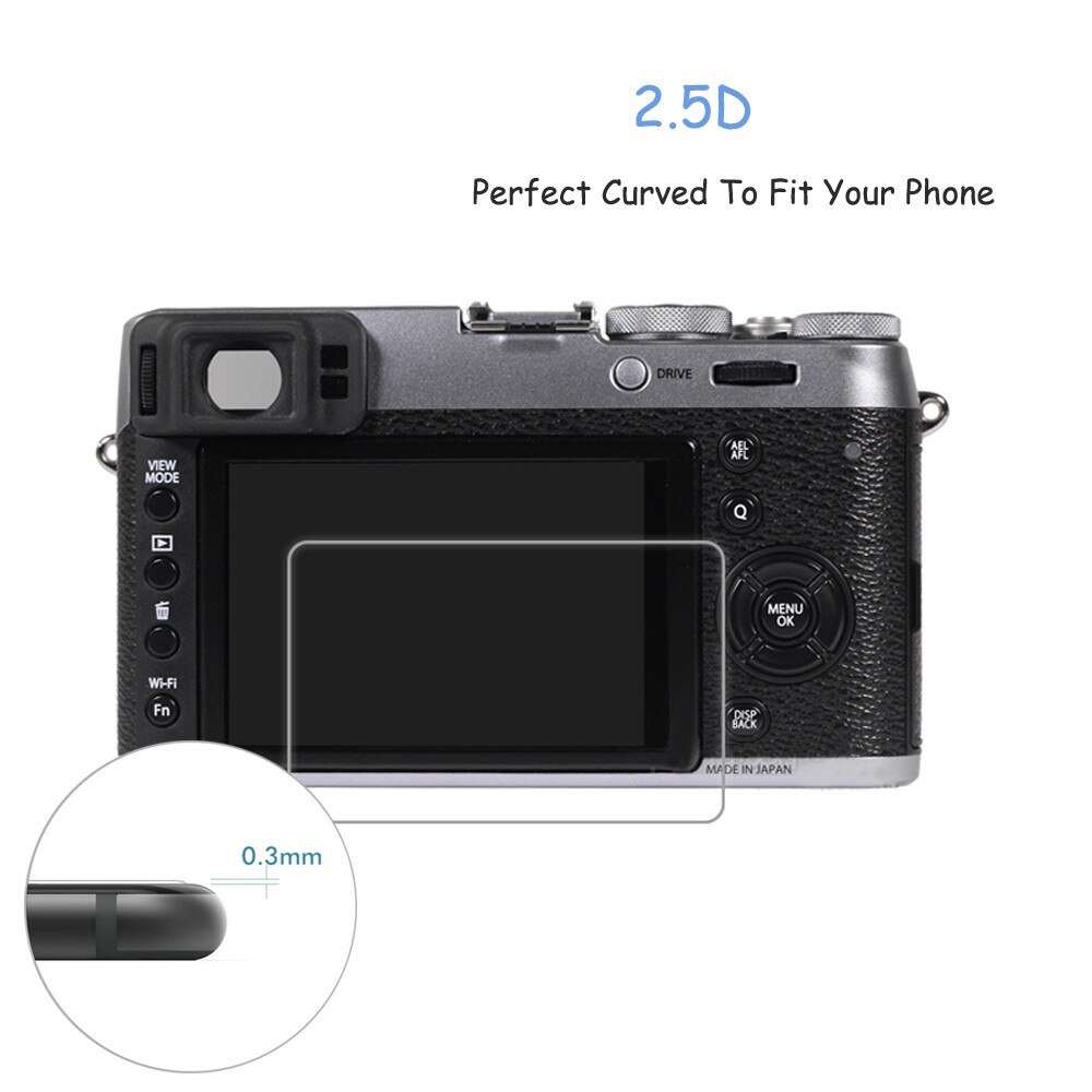 YIFILM Set 2 Kính Cường Lực Bảo Vệ Màn Hình Máy Ảnh Fujifilm X-100T X-100F X100T X100F