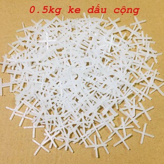 Gói 500g ke dấu cộng các kích thước nhựa nguyên sinh loại tốt