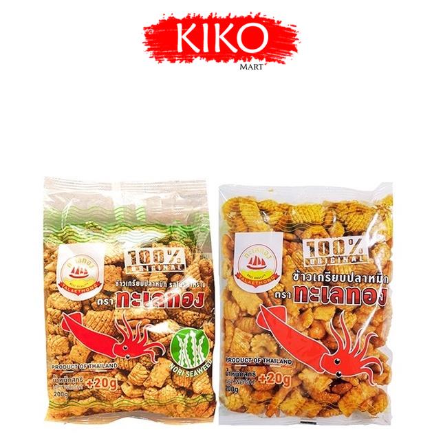 Bánh Snack mực Thái Lan TALAETHONG gói lớn 220g