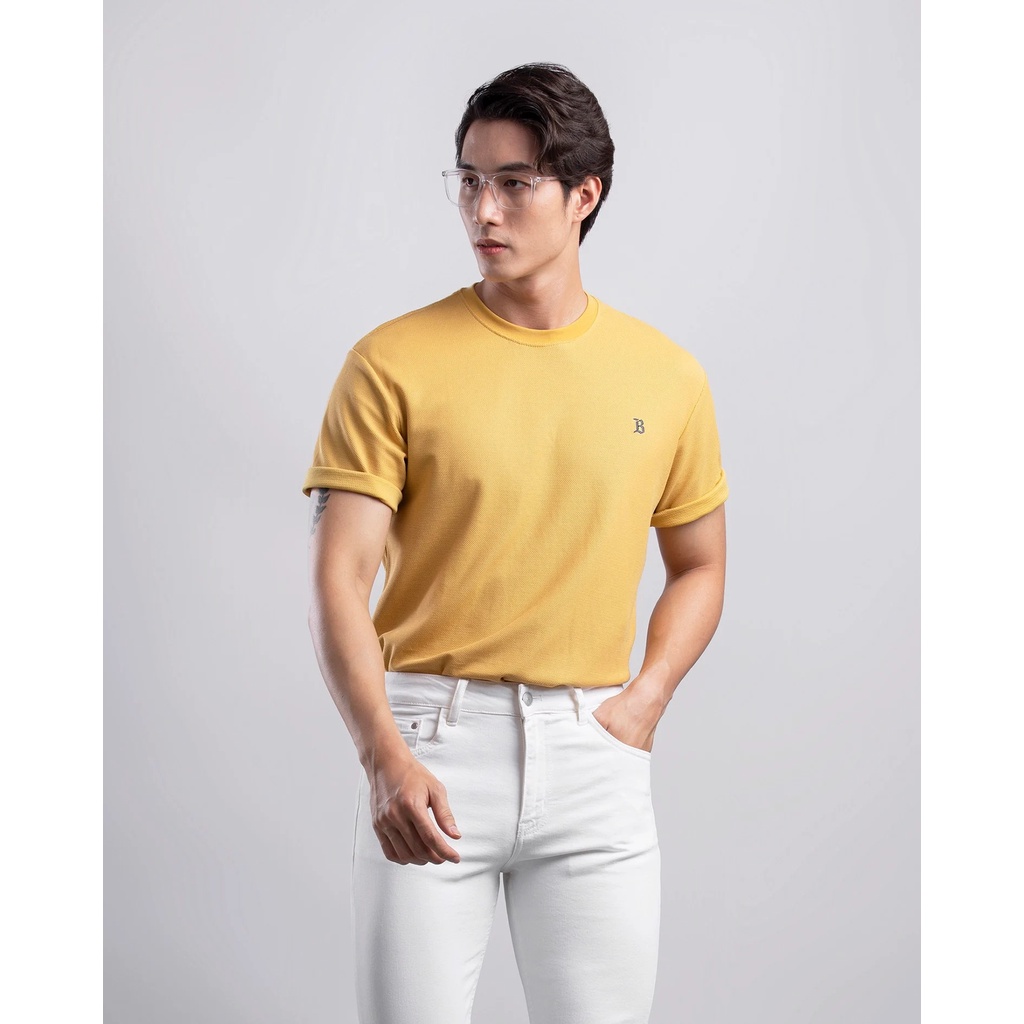 Áo thun nam cổ tròn BEN &amp; TOD 21114 vải cotton 4 chiều, cap cấp, trẻ trung, thanh lịch, thoải mái, họa tiết