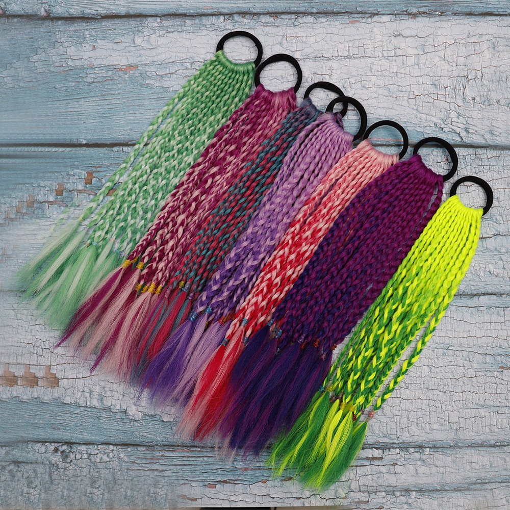 Tóc giả MISS FANCY 35cm nhiều màu đơn giản thời trang cho nữ