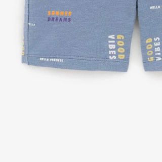 Quần Short Thun Da Cá Zara Bé Trai