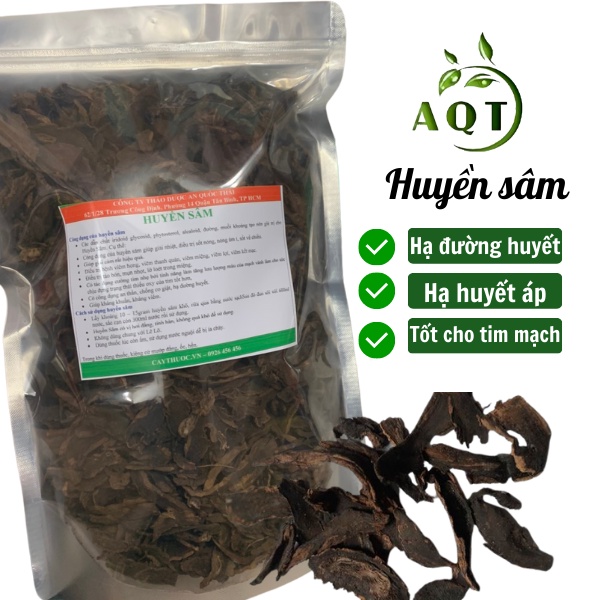Huyền Sâm Khô (500g) Thái Phiến Mỏng (Sạch, Thơm), Mua Nhiều Giảm Giá