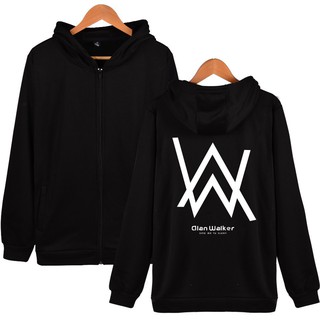Áo khoác nam/nữ dây kéo họa tiết Alan Walker
