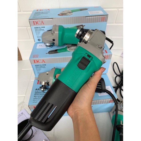 Máy Mài Góc 100mm DCA ASM15-100B Bảo Tín Công Tắc Trượt  Có Chỉnh Tốc Hàng Chính Hãng Bảo Hành 12 Tháng