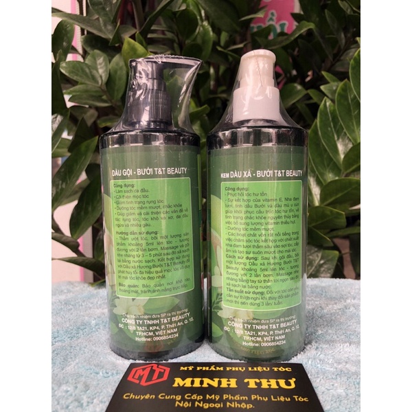 COMBO Dầu Gội + Dầu Xả Bưởi T&T Beauty 300ml + 300ml
