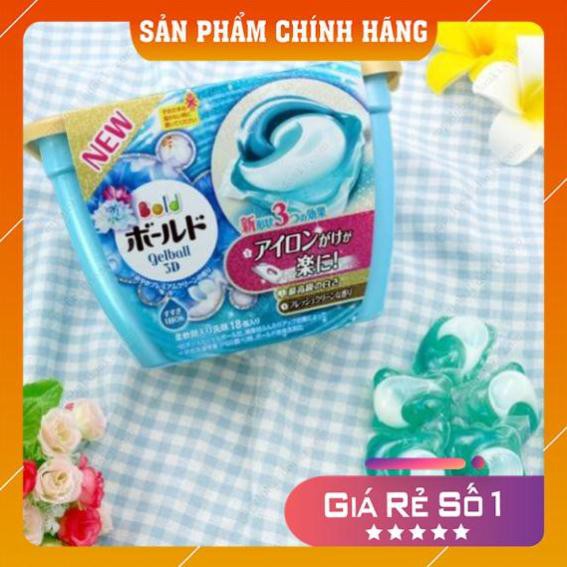 Viên Giặt Xả GELL BALL Bold 3D viên giặt Nhật Bản ( 3 in 1 ) viên giặt quần áo Nhập Trực Tiếp Viên Giặt Nội Địa Nhật