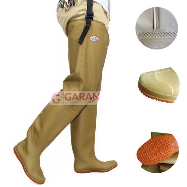 Ủng Quần Lội Nước, Câu Cá Một Mảnh Loại Dày