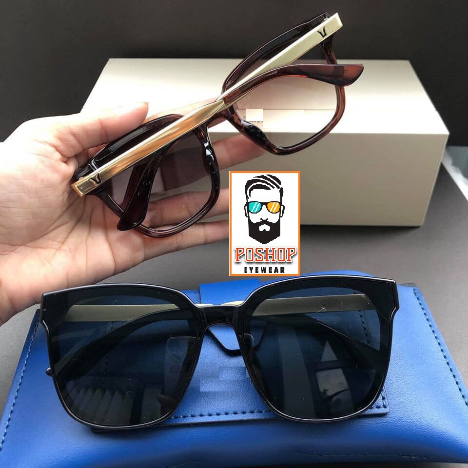 MẮT KÍNH mát FULLBOX HÃNG POSHOP kính râm NAM NỮ HÀN QUỐC GỌNG VUÔNG Kim loại CAO CẤP thời trang | BigBuy360 - bigbuy360.vn
