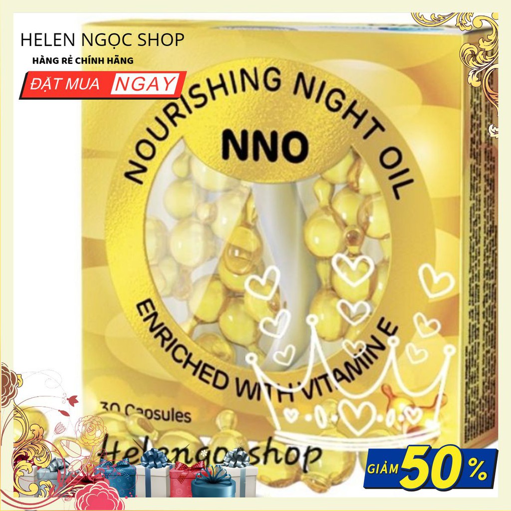 Vitamin E  dưỡng da NNO mịn da, chống lão hóa, chống oxy hóa, giảm nám xạm da, đồi mồi, cung cấp ẩm cần thiết cho da