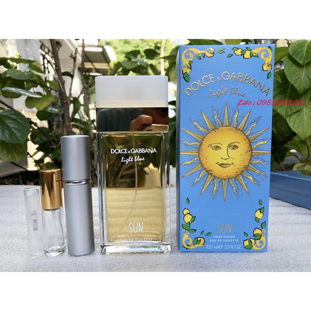 [Mẫu thử 2,5,10ml]Nước hoa nữ Dolce & Gabbana Light Blue Sun | BigBuy360 - bigbuy360.vn