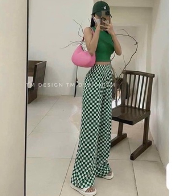 Quần suông tăm lạnh mặc bao mát