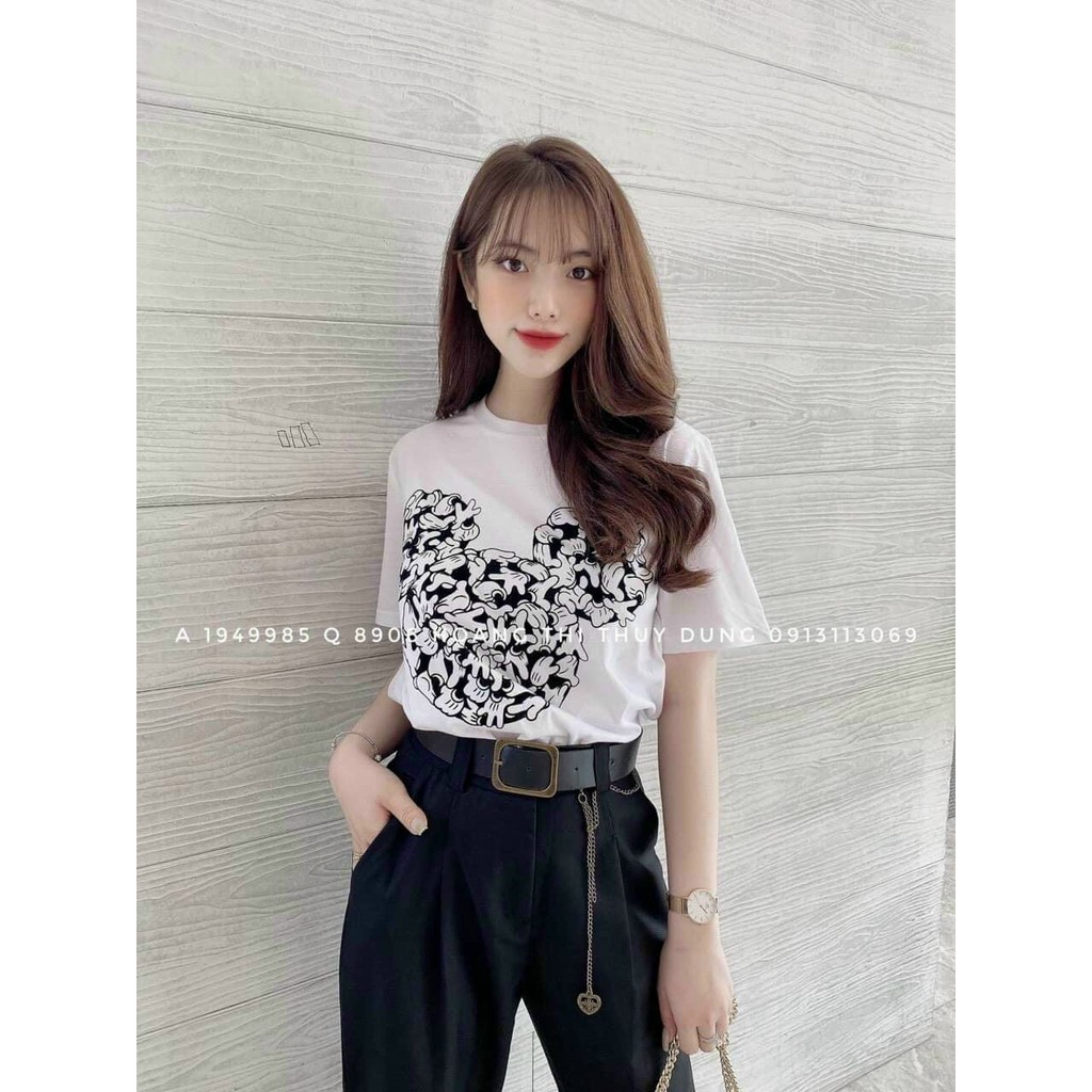 Áo thun cotton nữ - áo thun giấy - dưới 55kg- Carotshop