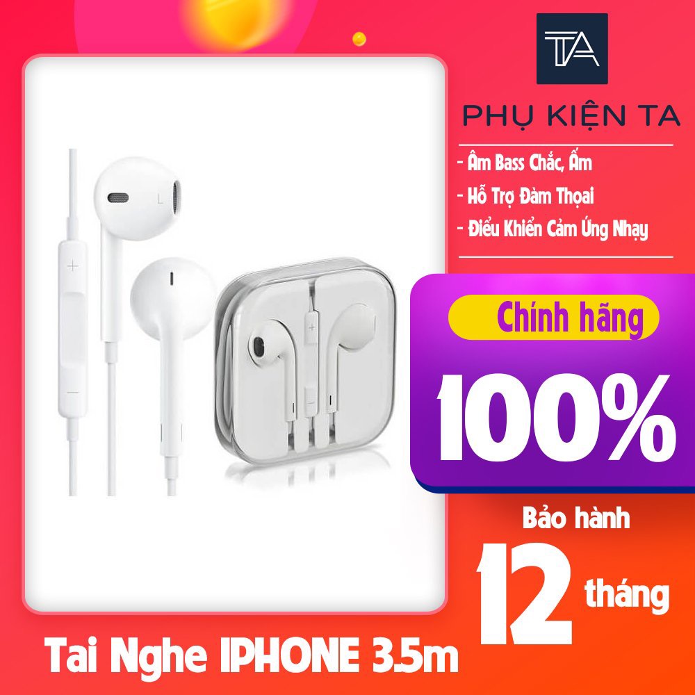 Tai nghe 3.5mm Dùng Cho 3/4/4s/5/5s/6/6s/6plus/6s