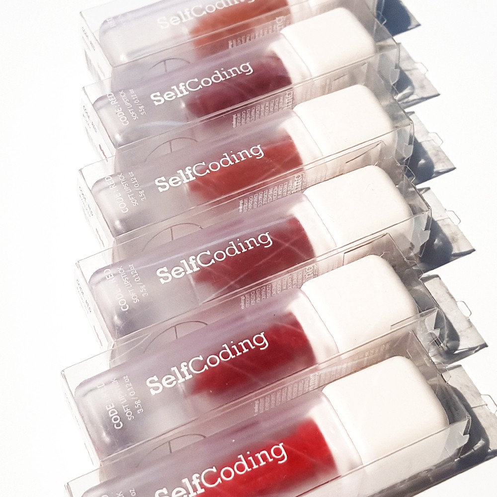 Son Thỏi Kem Lì Lâu Trôi Selfcoding Red Soft Lipstick Hàn Quốc VDX201 | BigBuy360 - bigbuy360.vn