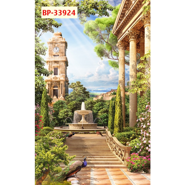 Tranh dán tường Quán Cafe, Trà Sữa, Trang Trí Cửa Hàng 3D Miễn Phí chèn tên riêng Quán, chèn chữ và logo theo yêu cầu