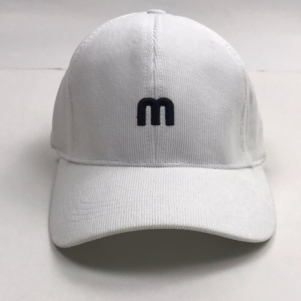 Mũ lưỡi trai thêu chữ M Nón kết nhung phong cách Ulzzang thời trang form unisex nam nữ K08 MN