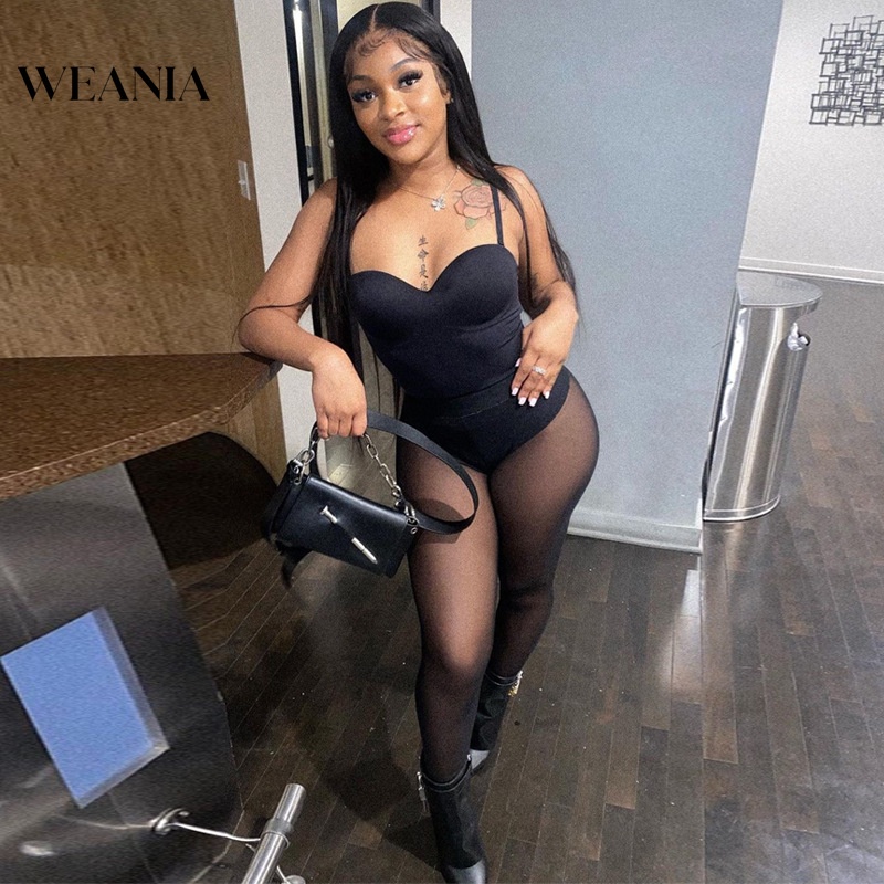 Bộ Bodysuit 2 Mảnh Hở Lưng Gợi Cảm