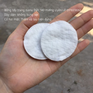 Bông tẩy trang Isana Đức 140 miếng