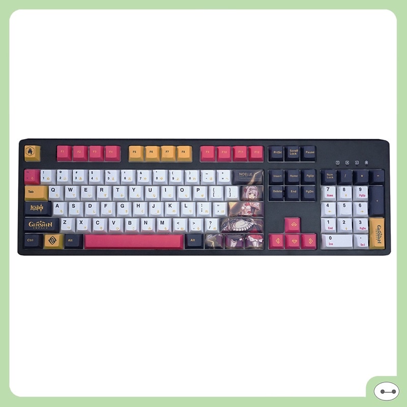 SET KEYCAP GENSHIN IMPACT NOELLE PBT 108 PHÍM CHERRY PROFILE