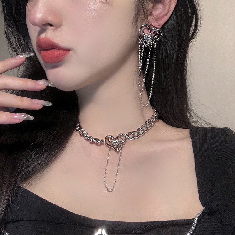 Vòng cổ Đính Đá, vòng cổ 2 Tầng, Set Nhiều Mẫu choker đính đá