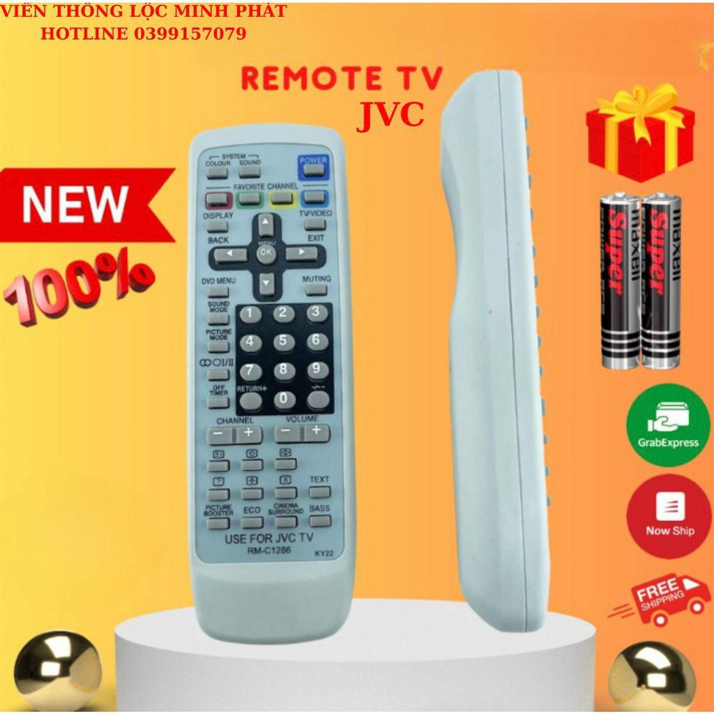 Remote điều khiển tivi JVC RM-C1286, điều khiển tivi JVC dòng CRT đời củ - Tặng kèm pin