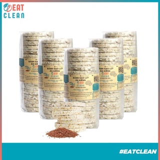 Combo 5 gói bánh gạo lứt eatclean - ăn kiêng, giảm cân, thực dưỡng, lành mạnh, healthy, eat clean