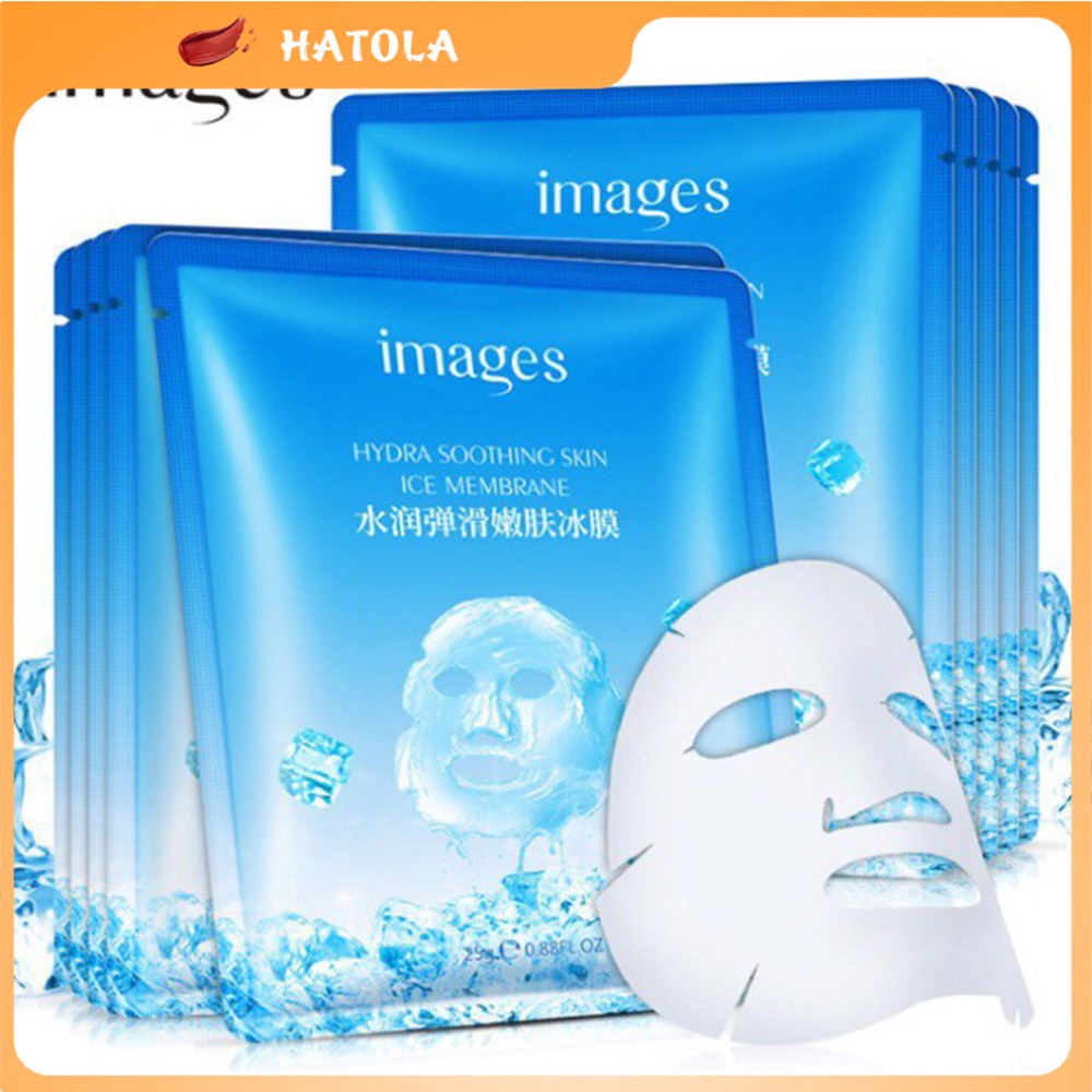 Mặt nạ đá băng dưỡng da mụn cấp ẩm thải độc Hydra Smoothing Skin Ice Membrane Images HATOLA