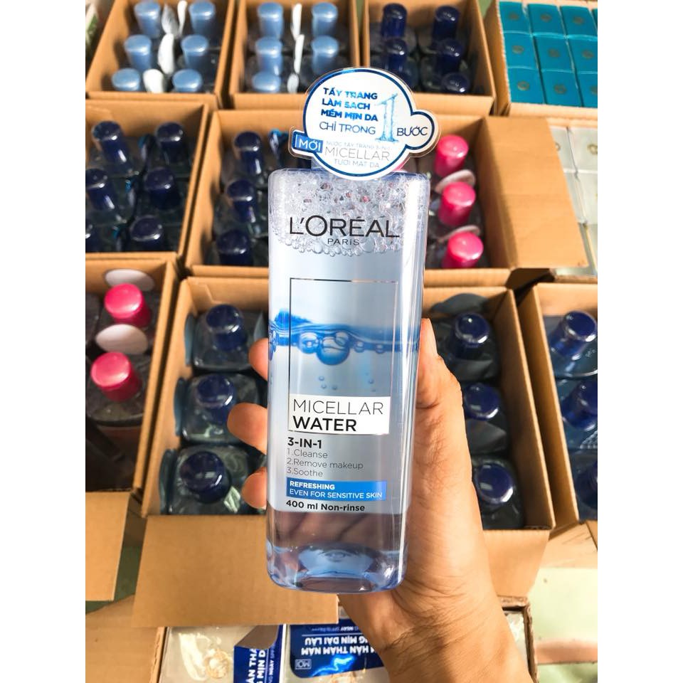 (400ml) Nước Tẩy Trang L'Oreal Paris Micellar Water Chính Hãng Công Ty | BigBuy360 - bigbuy360.vn