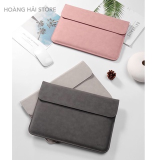 Bao da chống sốc cao cấp cho macbook, laptop, surface pro, hp envy, dell xps kèm ví đựng phụ kiện