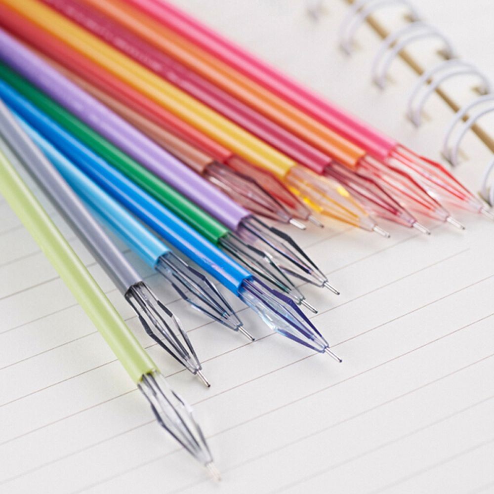 Set 12 Ngòi Bút Mực Gel Nhiều Màu Sắc Dễ Thương