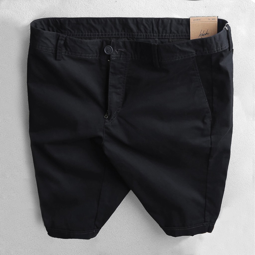 Quần Short Nam Kaki Tuyết đứng Form Dáng Thể Thao, Quần Unisex Kaki Lửng