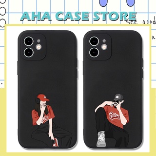 Ốp lưng điện thoại chống sốc - Cặp đôi áo đỏ - Ốp lưng 6/6plus/6s/6splus/7/7plus/8/8plus/x/xr/xs/11/12/13/pro