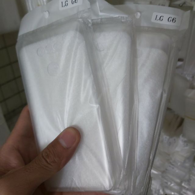 Combo 3 chiếc ốp silicon LG G6 trong suốt (loại A)