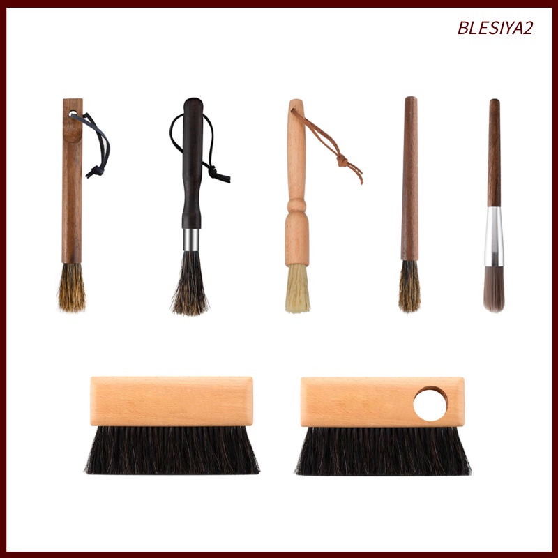 Bàn Chải Vệ Sinh Máy Xay Cà Phê Cán Gỗ Blesiya2