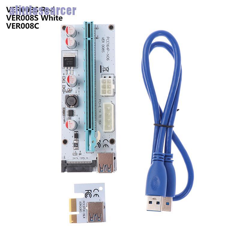 Card Mở Rộng Ver008S Sata 6pin Pci-E Pci-E 1x 16x Usb3.0