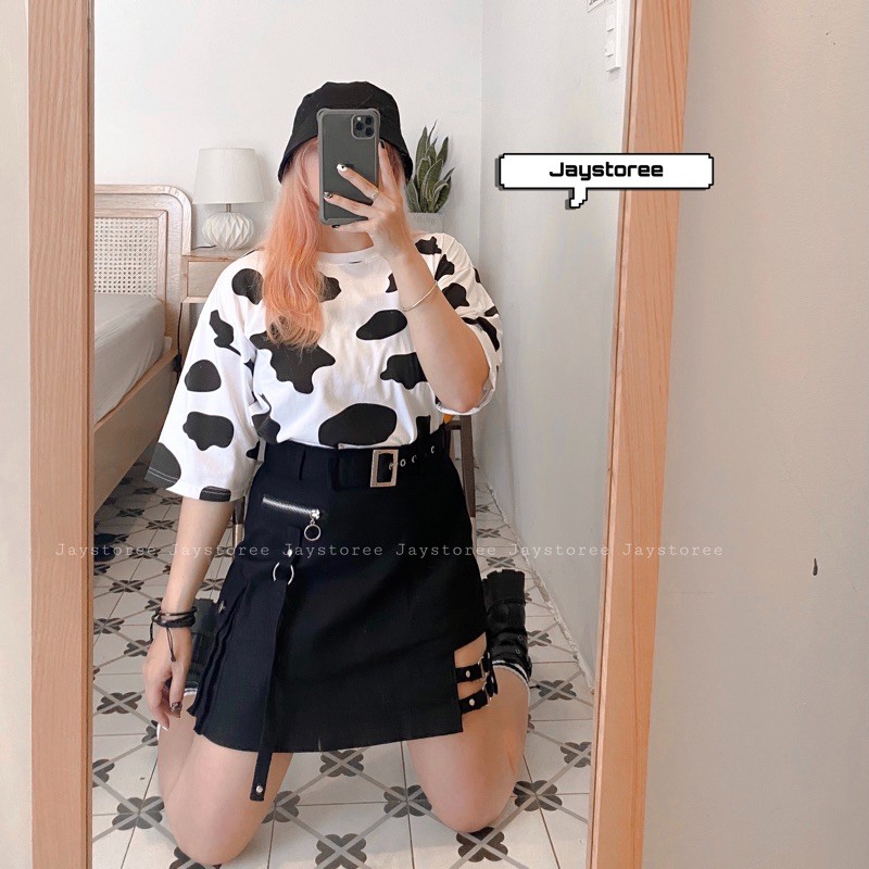 Chân Váy Nữ Kèm Belt ❤️FREESHIP❤️ Giảm 10K Khi Nhập [ Áo Thun Nữ ] Chân váy Box Skirt❤️