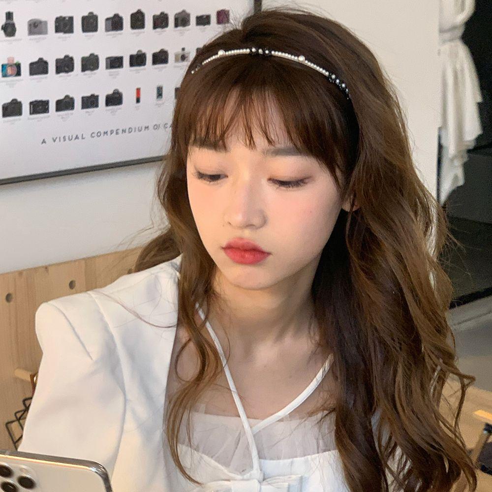 Băng Đô Cài Tóc Đính Nơ Họa Tiết Hoa Phong Cách Baroque Thời Trang Sang Trọng VANES1