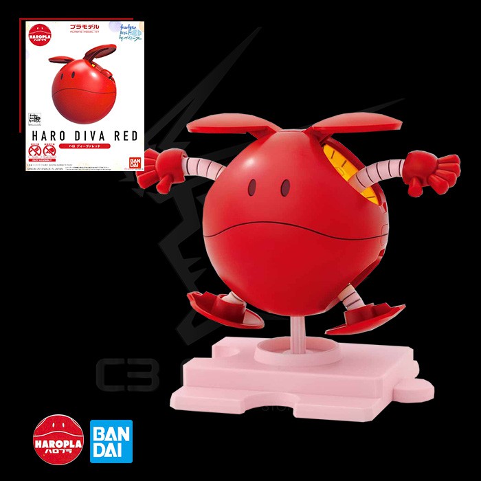 MÔ HÌNH GUNDAM BANDAI HAROPLA HARO DIVA RED GUNDAM BUILD DIVER HG